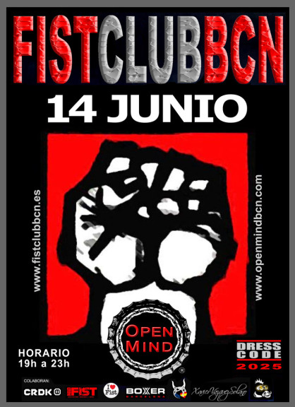PARTY TIP ‼️

➡️ <a href="/fistclubbcn/">FISTCLUBBCN</a>
➡️ Sat. 14 June
➡️ Open mind Club
➡️ Barcelona (Spain)

➡️ Info: fistclubbcn.es openmindbcn.com
➡️ Recommended by: @i_love_fist <a href="/FFunDeLuXe/">FFunDeLuXe</a>