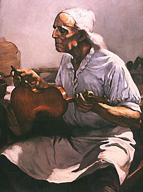 La scarsa attività solare  
(1645 ÷ 1715) visibile anche dal più basso numero di macchie (Minimo di Maunder) #haProvocato un forte calo termico con inverni rigidissimi. I violini #Stradivari venivano, quindi, da alberi a legno più compatto, di cui è ben nota la speciale sonorità.