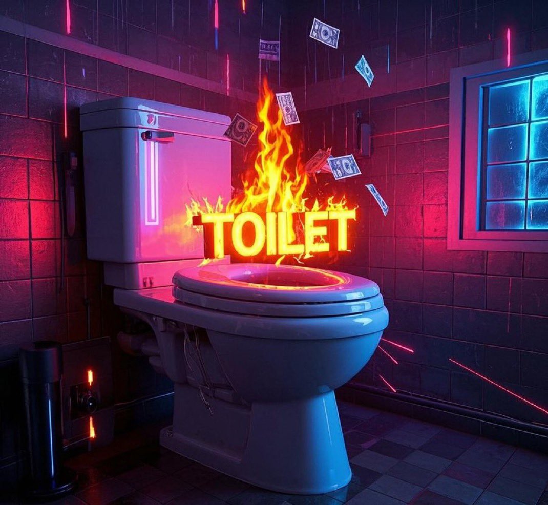 DanielL15464525's tweet photo. Gm 💩🚽

$TOILET ain’t just sittin’ — it’s loading pressure. The tank’s full, the flush is coming 💥

🚀 Cheap now, explosive later
🧻 Stackin’ toilet paper
🔥 Bull mode locked in

Let’s Fuckin’ Flush. 💧
#TOILET #Sui #LFF #BullishFlush

0xc5b61b1e1f7f88511c9c0c6f475f823c66cc4e2d39a49beb6777059710be8404::toilet::TOILET