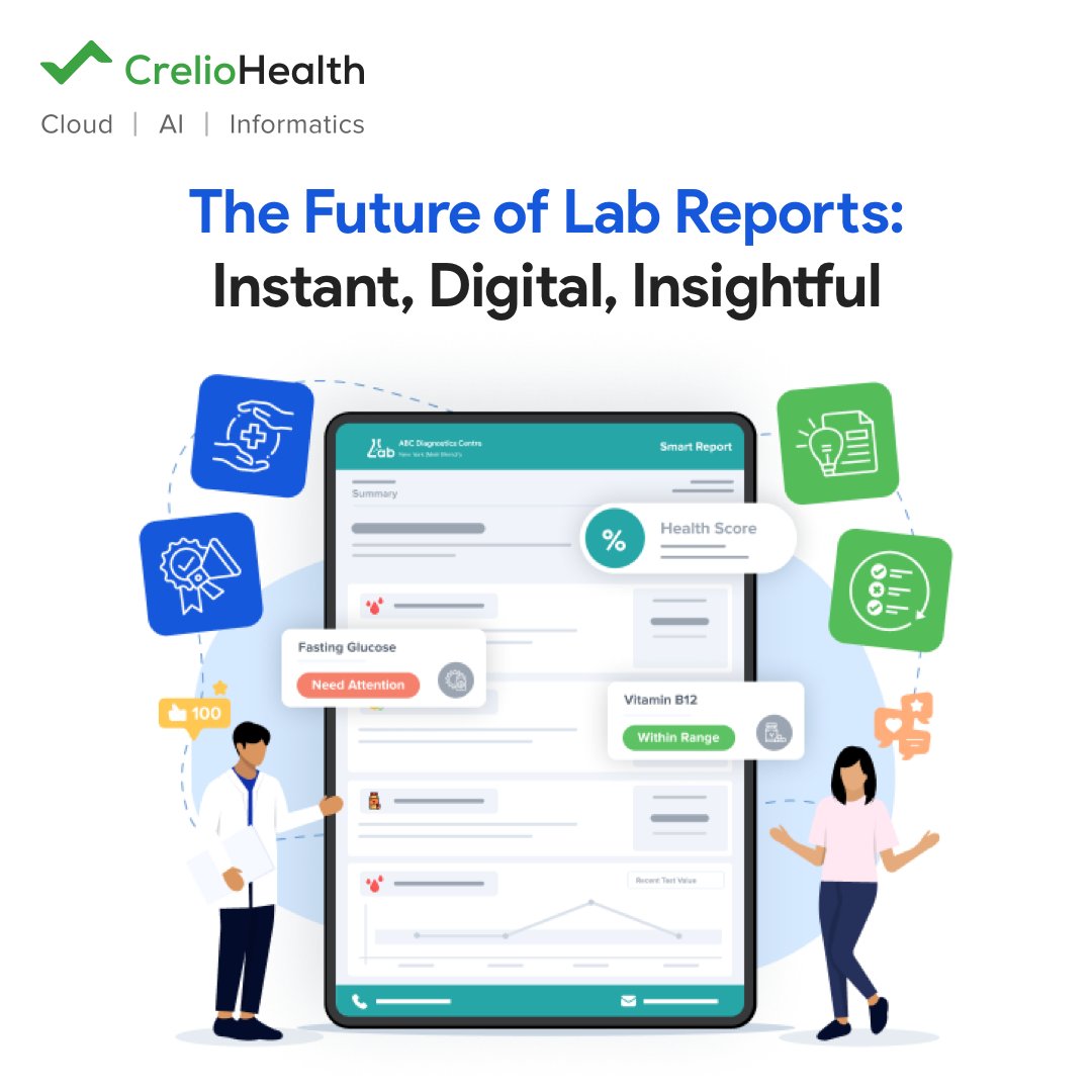 creliohealth's tweet image. 💡 Discover the Next Generation of Lab Reporting!
Instant digital reports, seamless sharing, and actionable insights—
LIMS is transforming patient care.
Click here to know more- bit.ly/3jP7hoP

#diagnostics #LabTech #limssoftware #healthtech #laboratory #labautomation