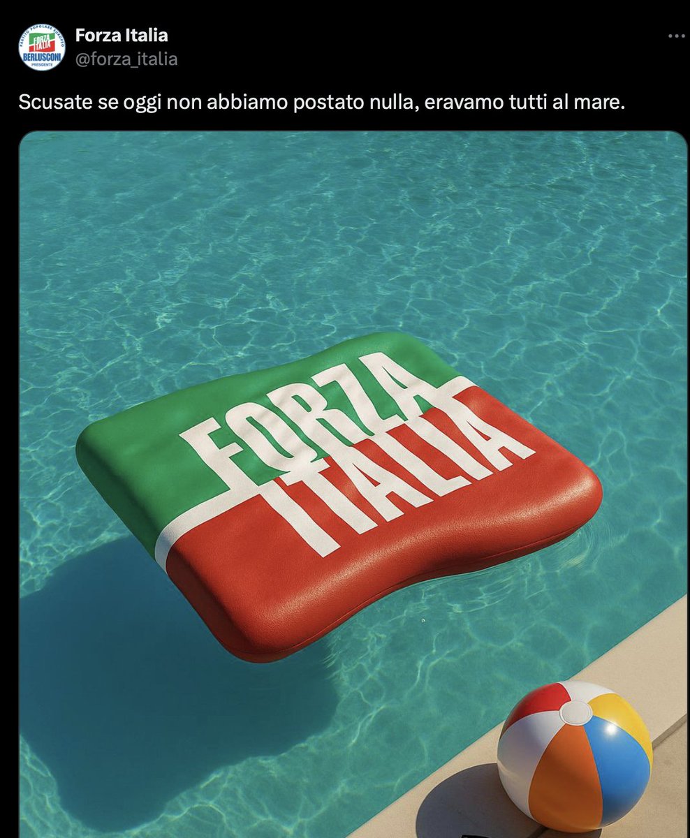 Forse in piscina...