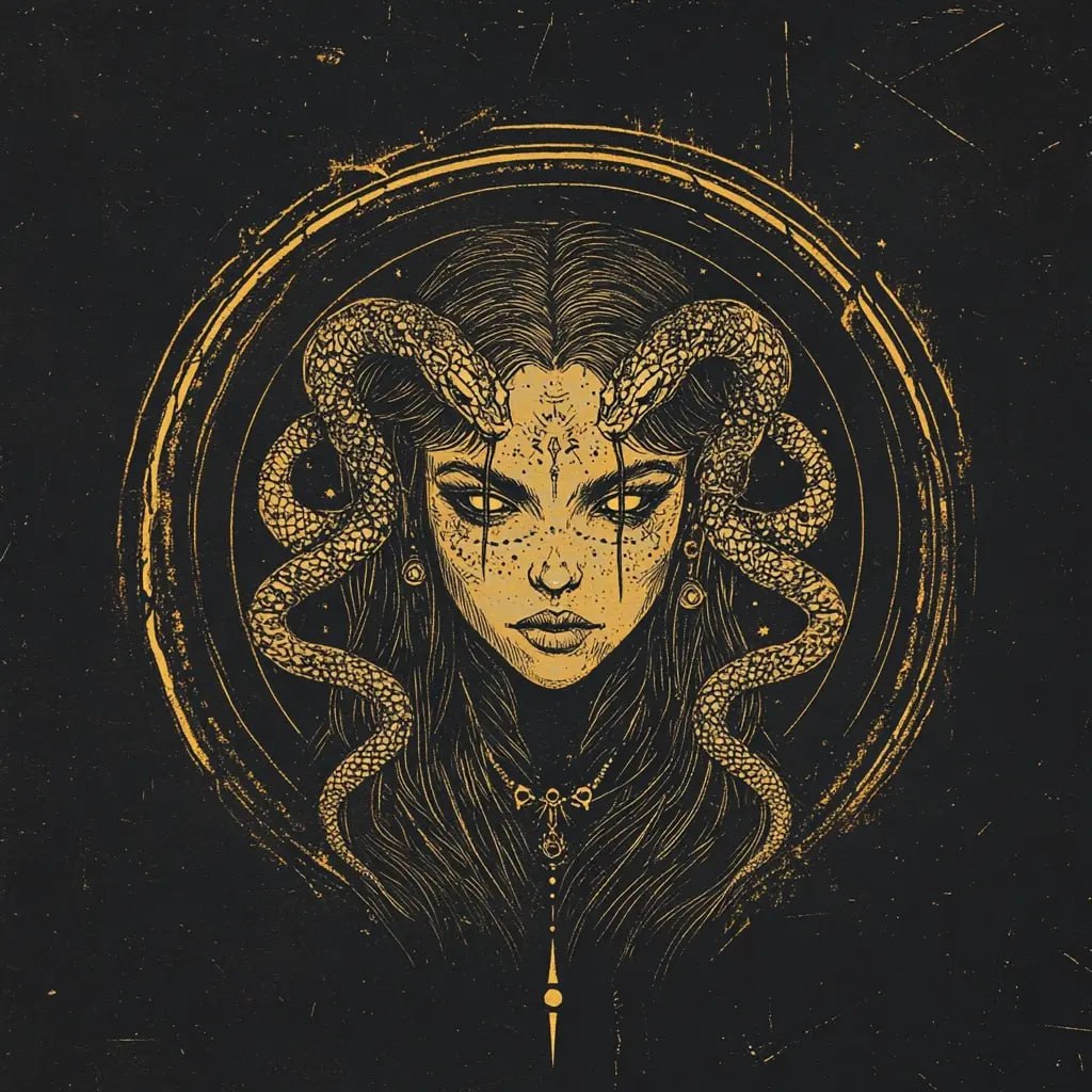 GM #nftfam ☕️
Happy Monday 

Today I saw this piece from a dear artist @ArtByAeon and it really caught my eye 👁
It gave me the same vibe as my piece "Zahhak" on Exchange!
Dark and Captivating 🖤

"Crown of the Unholy"
2 ꜩ - on @skurpy ⛓️