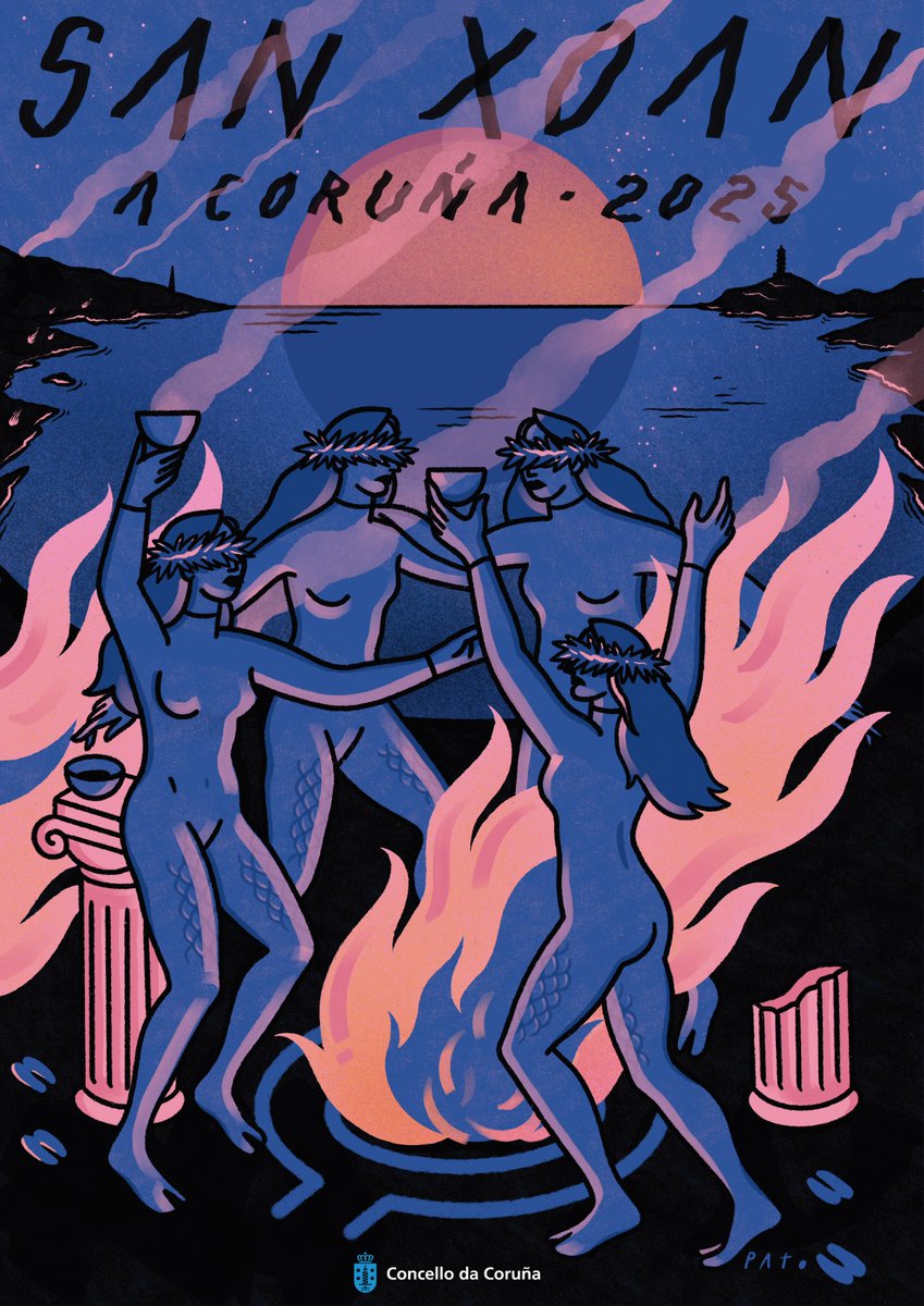 🔥 A noite de San Xoán contará cun dispositivo especial de seguridade e limpeza de case 1.000 persoas

✒️ O cartel deste ano foi deseñado pola artista Laura Pato

ℹ️ i.gal/mHUwu