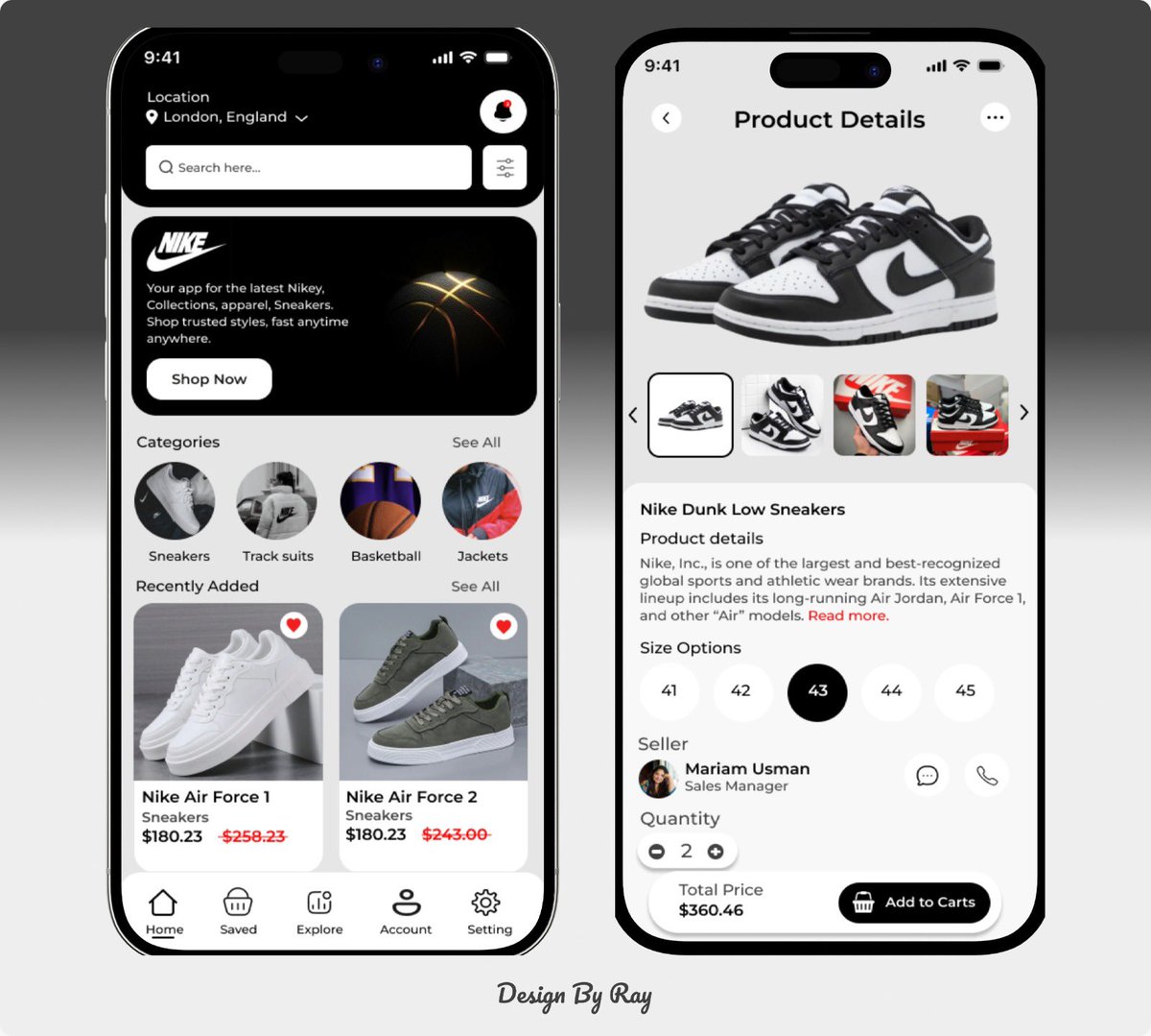 MeaxzyRay's tweet photo. Get laced up for training, sport and lifestyle with the latest designs of men's shoes and sneakers from https://t.co/QkiO5mSlfo #LaCasaDeLosFamososCol #UiUxDesign
#EcommerceMobileApps #RayDesign https://t.co/nXrLkjGu20
