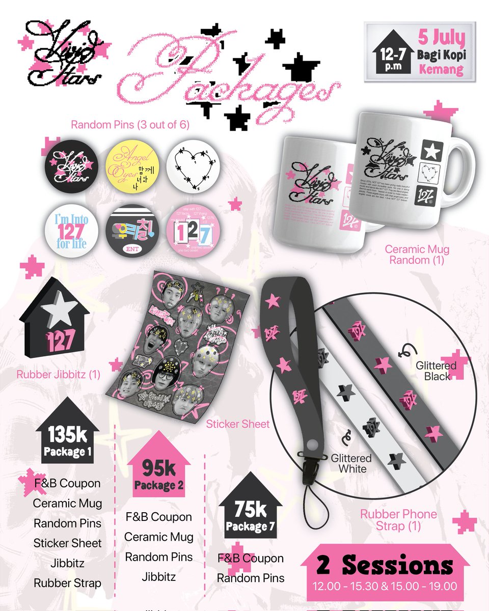 𝟖 𝙑𝙞𝙫𝙞𝙙 𝙎𝙩𝙖𝙧𝙨
— NCT 127 Anniversary event

5th of July, 2025
📍 Bagi Kopi, Jl Bangka II no. 16D
Jakarta Selatan, 12720

Register yourself to join the exciting event <3

Session 1
bit.ly/VSsesi1

Session 2
bit.ly/VSsesi2

See you, 127Zens <3