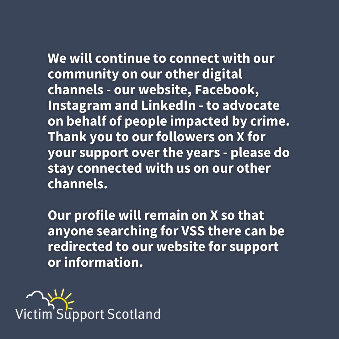 Victim Support Scotland tweet media