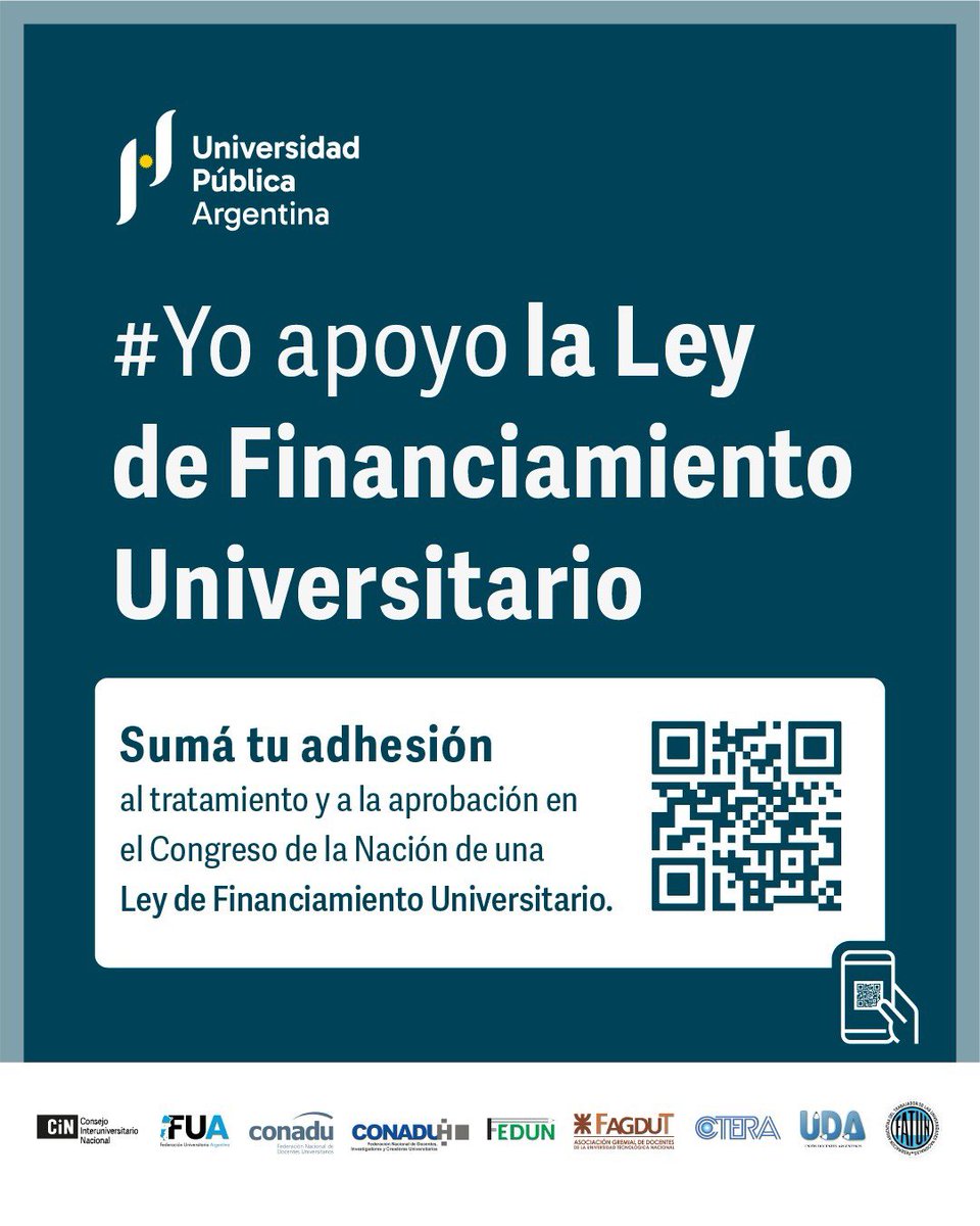 Apoyo la Educación pública, gratuita y de calidad.