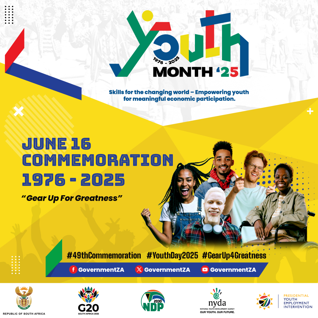 GCIS Gauteng Prov Office (@gcisgauteng) on Twitter photo The month of June will be used to highlight available learning and job opportunities in high-growth sectors such as ICT, creative industries, manufacturing, sports, agriculture, and hospitality #GearUp4Greatness #YouthMonth2025 <a href="/GovernmentZA/">South African Government</a> <a href="/June16MC/">June 16 Memorial Cup</a> <a href="/GautengProvince/">Gauteng Provincial Gov</a> The month of June will be used to highlight available learning and job opportunities in high-growth sectors such as ICT, creative industries, manufacturing, sports, agriculture, and hospitality #GearUp4Greatness #YouthMonth2025 <a href="/GovernmentZA/">South African Government</a> <a href="/June16MC/">June 16 Memorial Cup</a> <a href="/GautengProvince/">Gauteng Provincial Gov</a>