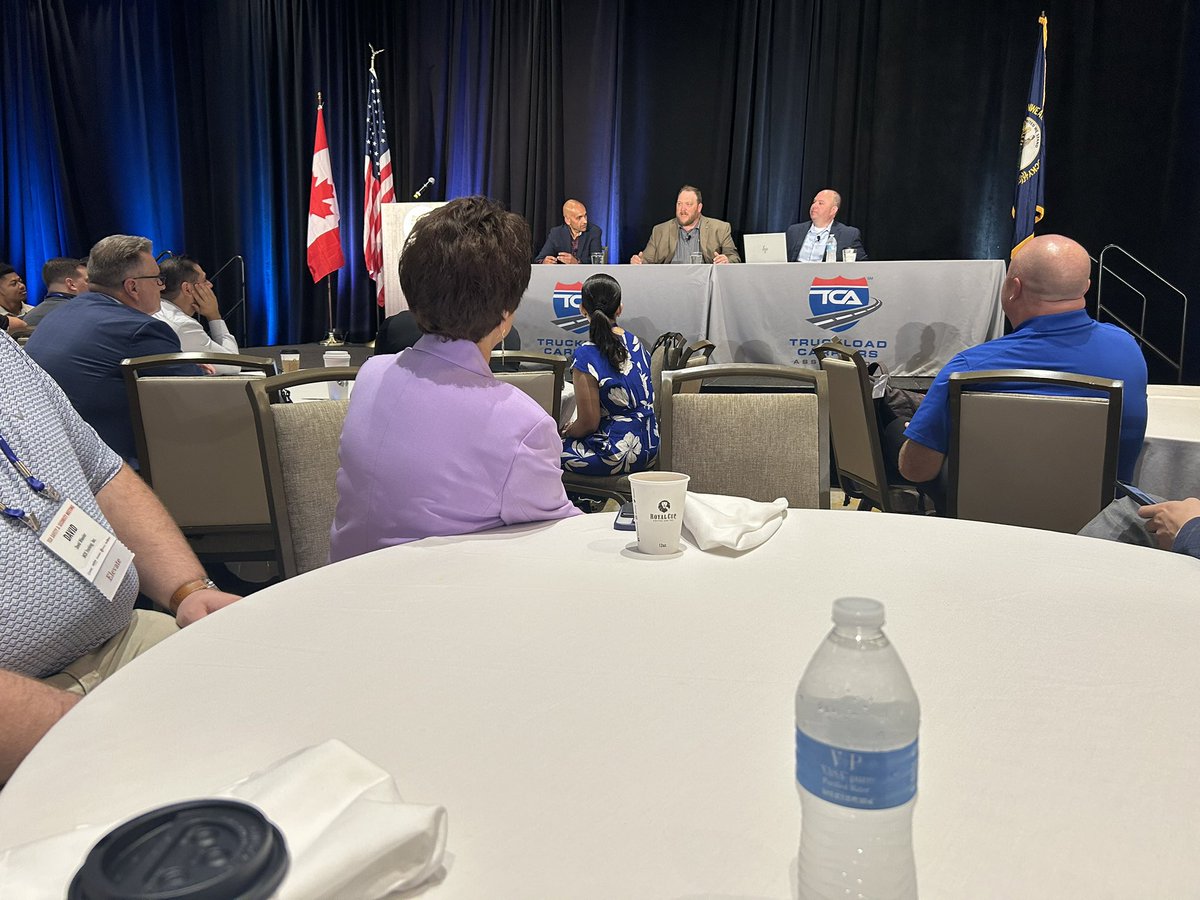 Looking forward to day 2 <a href="/TCANews/">Truckload Carriers Association</a> Safety and Security conference. Things are kicking off with a panel discussion on insurance topics.