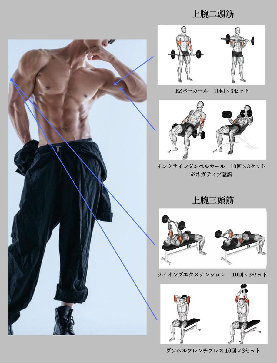 男らしい太腕でモテたいなら