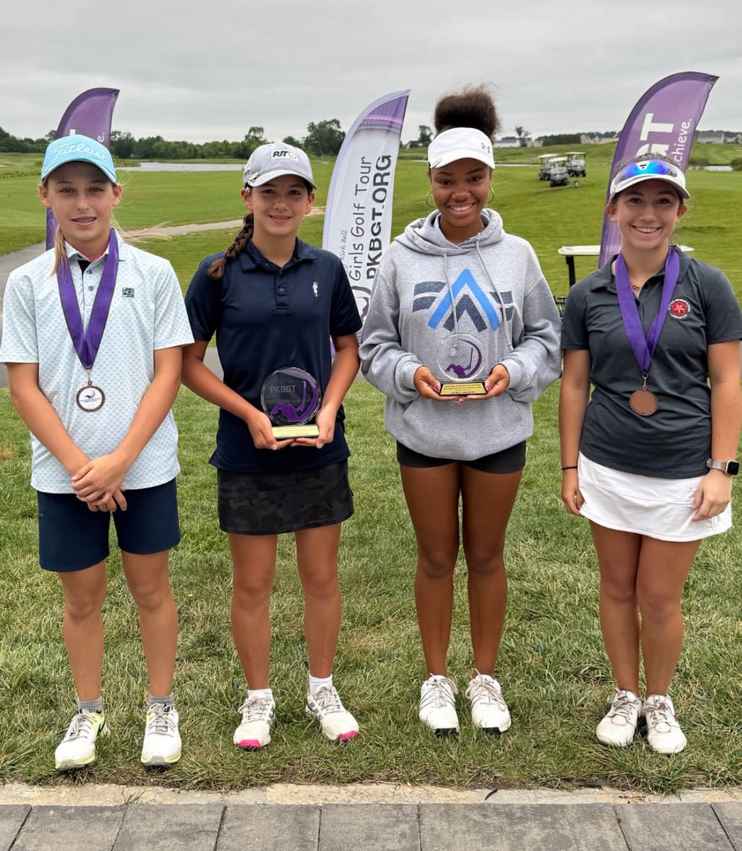 jcrpgapro's tweet photo. Congratulations to Valerie and Anna! These hard working girls had a very successful weekend of golf! Let’s go! #bettereveryday #juniorgolf #fieldstonegolf https://t.co/URm9RyGnDf