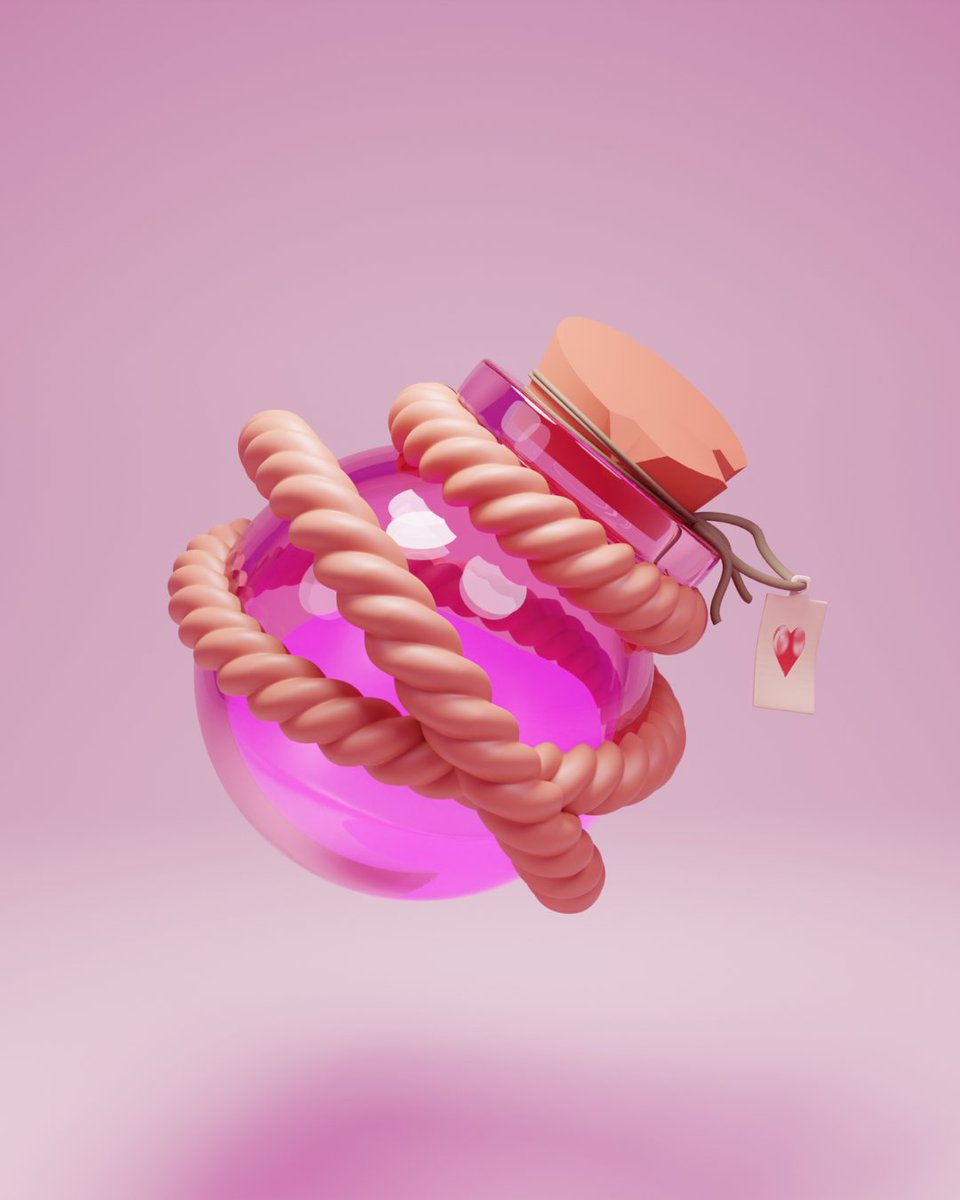 Hoy queremos darle al lunes un toque muy colorido con esta poción de amor modelada por María Lendinez durante el tercer año de la diplomatura Arte y Desarrollo para Videojuegos.

#esdip #escueladearte #lovepotion #love #3D #3Dmodelling #3Dsculpting