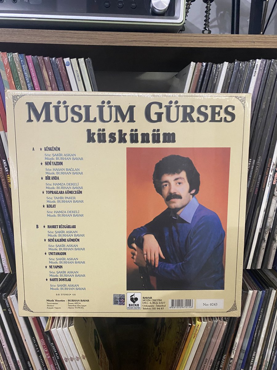 akinguney's tweet image. Numaralı özel sınırlı baskı #müslümgürses #küskünüm #plak #antika #özelbaskı #beylikdüzü