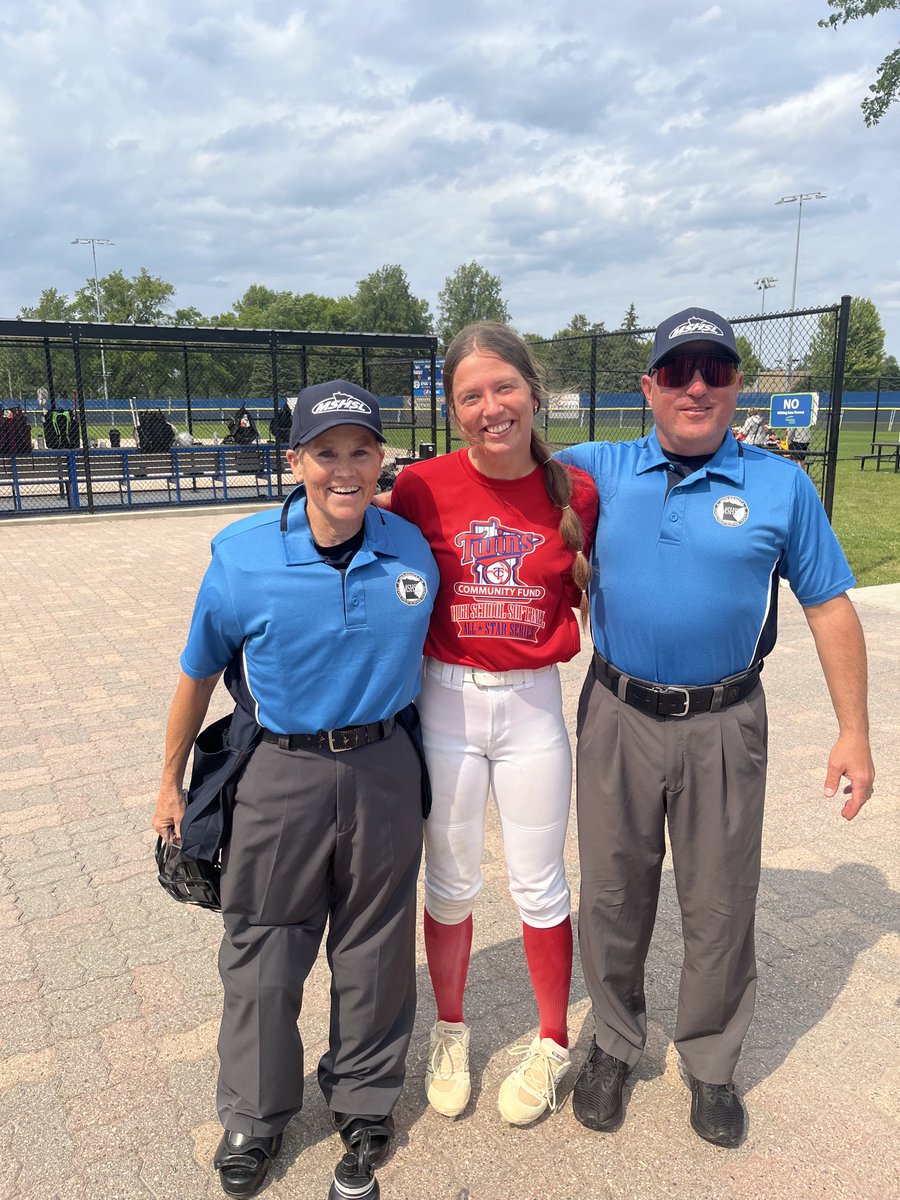 JaredButson's tweet photo. A very fun day yesterday celebrating Kaylee’s last HS softball games at the Senior All Star event!!!  Even got to have her favorite umpires work the games!!! https://t.co/zKoNwRVWnF