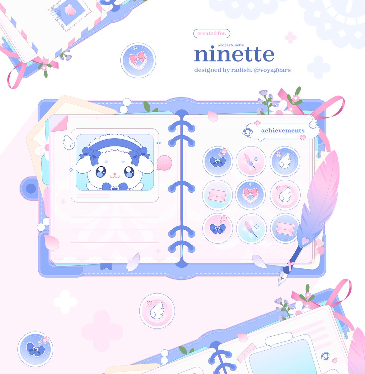 community journal design for @/dearNinette