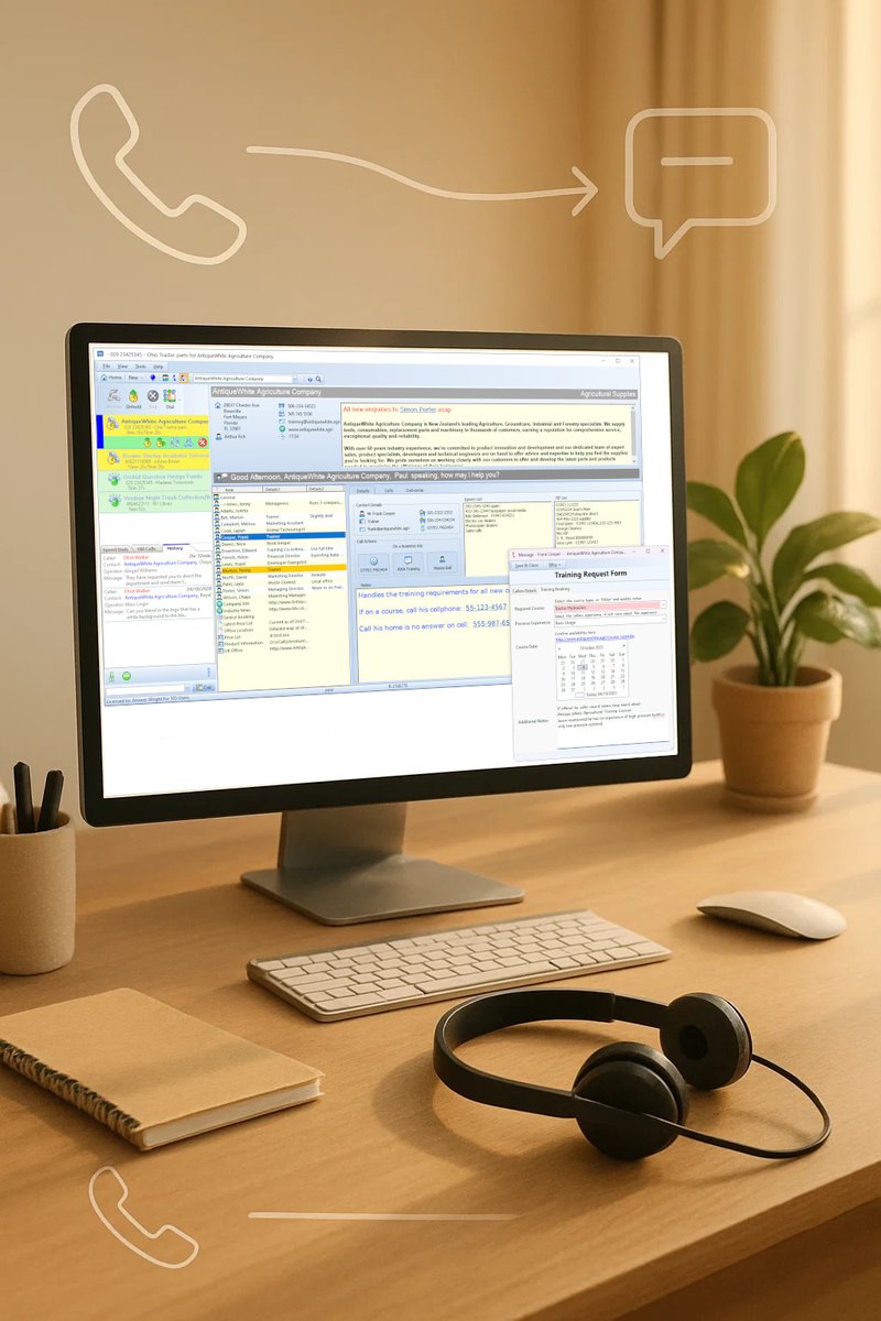 nSolve's tweet image. Full telephone integration means operators control calls (answer, hold, transfer, end) directly from the nCall screen. No need to navigate away, keeping all relevant files and controls at their fingertips. #CallControl #TASSoftware.
nsolve.com/telephone-answ…