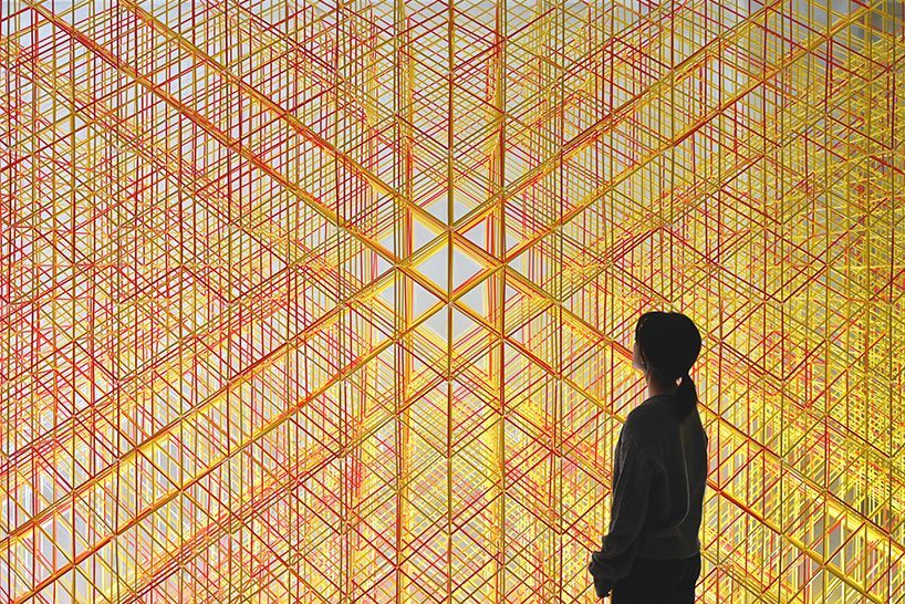 designboom's tweet photo. 41,415 plastic straws compose colorful, modular installation by A+U lab in korea https://t.co/PIeeO40gIJ https://t.co/Y3tApLnPPE