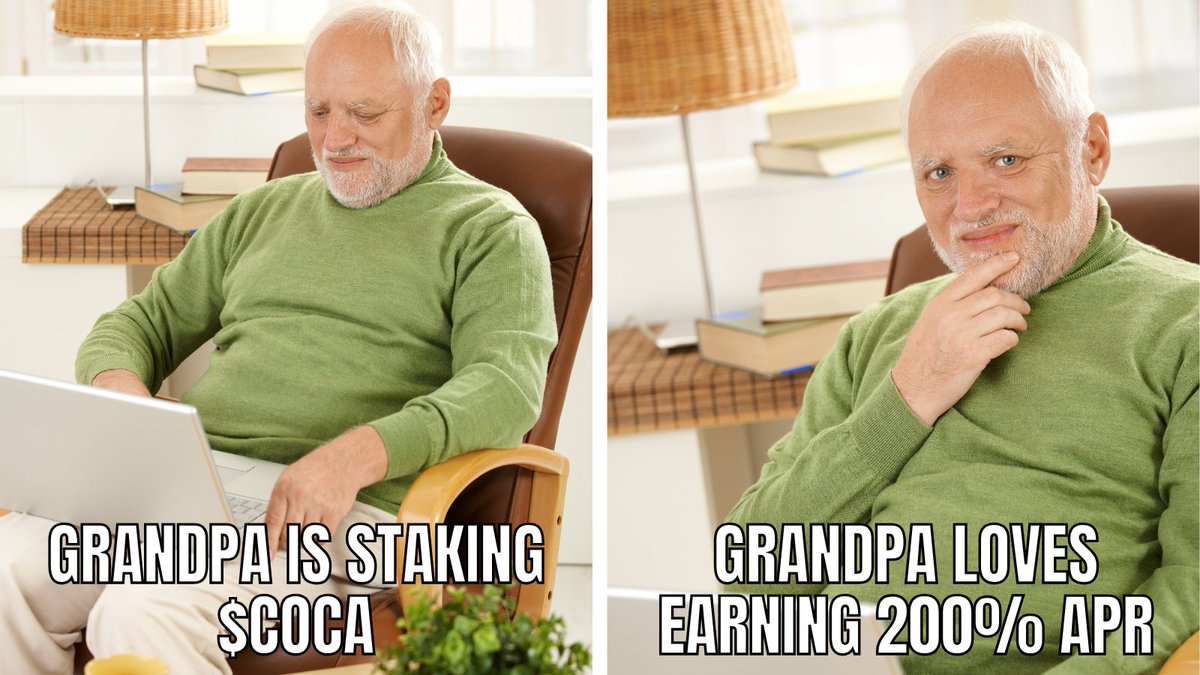 COCA Staking is live — and it’s so easy, your grandpa can do it.😏

💸 Up to 200% APR on $COCA
🔒 Non-custodial = you’re always in control
🚫No seed phrases = secured by MPC tech

Try it now - if grandpa can do it... what’s your excuse? 

👉coca.xyz

#Defi #Staking