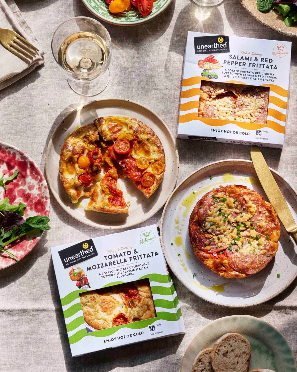 Meet the brand new frittatas from unearthed 😋 

No faff. No prep. Just big Mediterranean flavour... straight from the pack.

#Frittata #ItalianFrittata #NewAtWaitrose