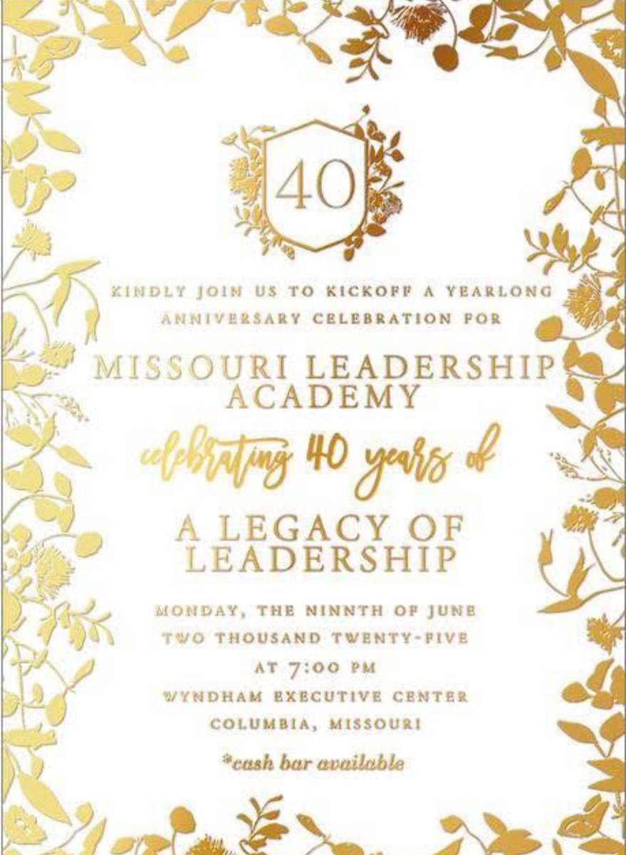 Ted Huff, Ed.D. (@tedhiff) on Twitter photo Tonight we celebrate 40 years of the Missouri Leadership Academy! <a href="/MLDSLeaders/">MO Leadership</a> <a href="/MOEducation/">Missouri DESE</a> <a href="/AshleyMairFHC/">Ashley Mair, Ed.D</a> <a href="/C20Gazette/">Coach Gazette</a> <a href="/DrMeganBrown/">Megan Brown</a> <a href="/jennihayesedu/">Dr. Jenni Hayes</a> <a href="/jschuler2/">John Schuler, Ed.D.</a> <a href="/ToniDBass/">Toni Bass</a> <a href="/ElizabethSavidg/">Beth Savidge</a> <a href="/Principal_RES/">Patrick R. Keenoy, PhD</a> <a href="/Mike_Wheeler_/">Dr. Mike Wheeler</a> <a href="/MrsRids/">Amy Ridling</a> <a href="/SDHS_Stewart/">Stacy Stewart</a> <a href="/ChrisKrueger18/">Chris Krueger Ed.D.</a> <a href="/AP_HoltHammond/">Holt Hammond-Principal of OZ</a> Tonight we celebrate 40 years of the Missouri Leadership Academy! <a href="/MLDSLeaders/">MO Leadership</a> <a href="/MOEducation/">Missouri DESE</a> <a href="/AshleyMairFHC/">Ashley Mair, Ed.D</a> <a href="/C20Gazette/">Coach Gazette</a> <a href="/DrMeganBrown/">Megan Brown</a> <a href="/jennihayesedu/">Dr. Jenni Hayes</a> <a href="/jschuler2/">John Schuler, Ed.D.</a> <a href="/ToniDBass/">Toni Bass</a> <a href="/ElizabethSavidg/">Beth Savidge</a> <a href="/Principal_RES/">Patrick R. Keenoy, PhD</a> <a href="/Mike_Wheeler_/">Dr. Mike Wheeler</a> <a href="/MrsRids/">Amy Ridling</a> <a href="/SDHS_Stewart/">Stacy Stewart</a> <a href="/ChrisKrueger18/">Chris Krueger Ed.D.</a> <a href="/AP_HoltHammond/">Holt Hammond-Principal of OZ</a>