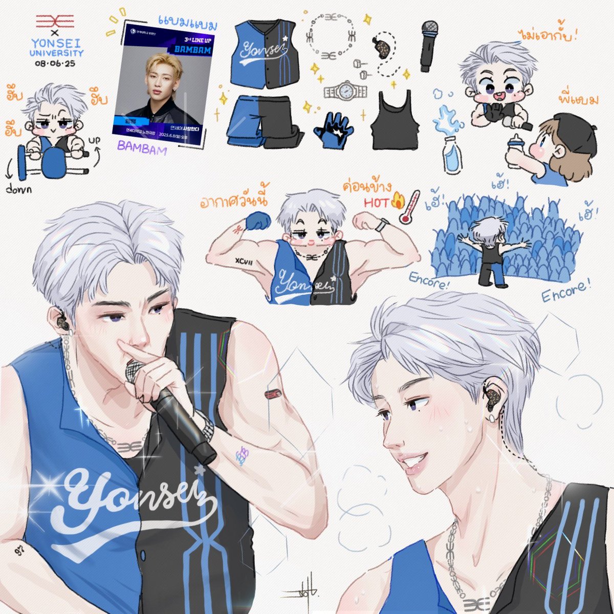 💙

#BamBamxYonseiUniversity
#연세대학교
#YonseiUniversity
#BamBam #뱀뱀  
#dot7artwork