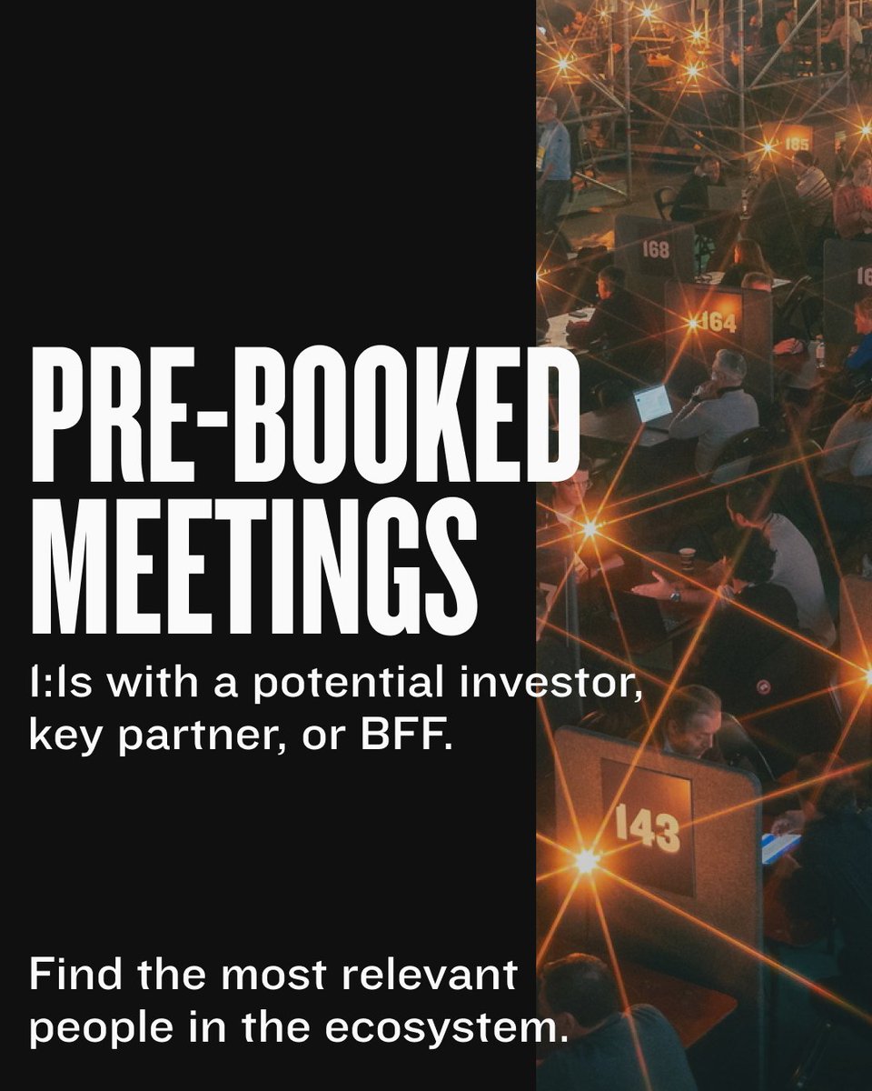 SlushHQ's tweet image. What if one day could shift the trajectory of your entire year?
The Thursday Pass just dropped. This is your ticket to everything happening at Slush on Nov 20.
You’ll get:
⚡️ Full access to Day 2 of Slush
⚡️ Unlimited pre-booked meetings via our Matchmaking Tool
⚡️ Ability…