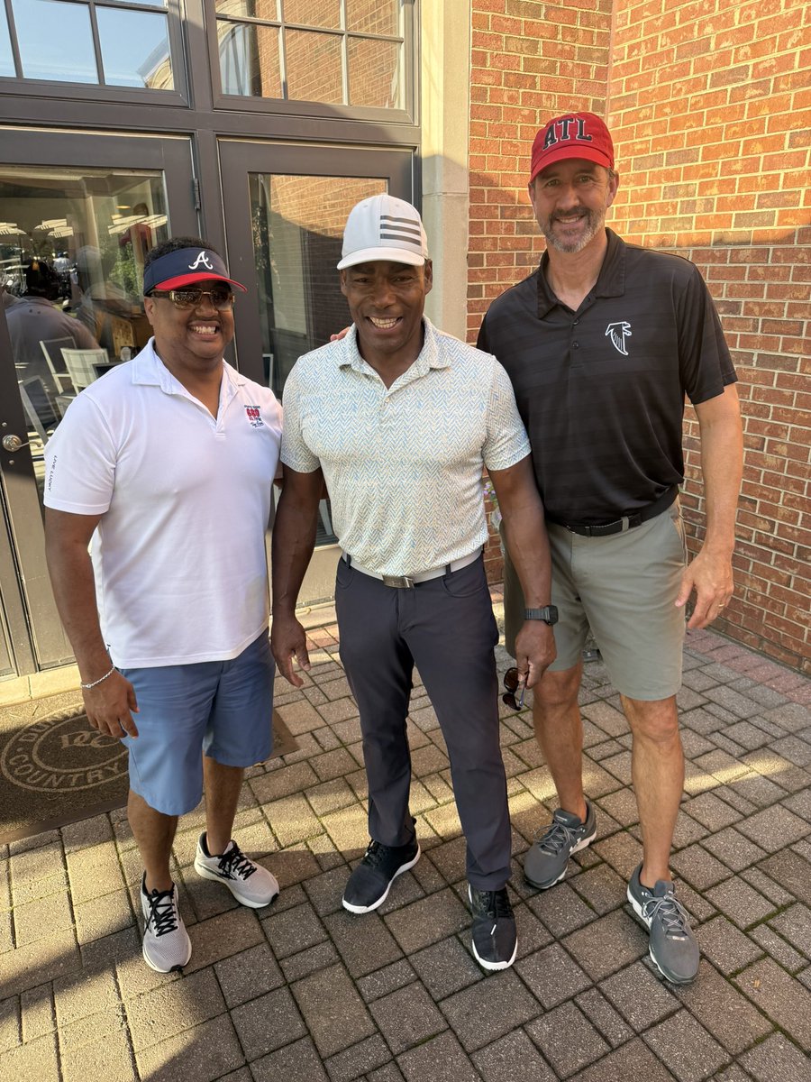 Falcons legend Jessie Tuggle joins us live on The Locker Room from Warrick Dunn’s 12th Annual Atlanta Celebrity Golf Classic! Don’t miss “The Hammer” dropping stories and insight on all things ATL football. 

🎧 680thefan.com/listen-live-pl…
