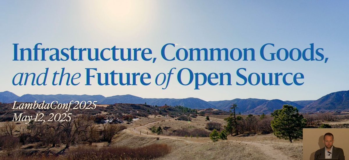 LambdaConf 2025 (@lambda_conf) on Twitter photo INCOMING KEYNOTE 🚨
<a href="/chriskrycho/">Chris Krycho</a> opened #LambdaConf2025 with a fantastic keynote. We're honored to have started the conference with such a bang.
Don't miss his talk:
buff.ly/P9AQ5oh INCOMING KEYNOTE 🚨
<a href="/chriskrycho/">Chris Krycho</a> opened #LambdaConf2025 with a fantastic keynote. We're honored to have started the conference with such a bang.
Don't miss his talk:
buff.ly/P9AQ5oh