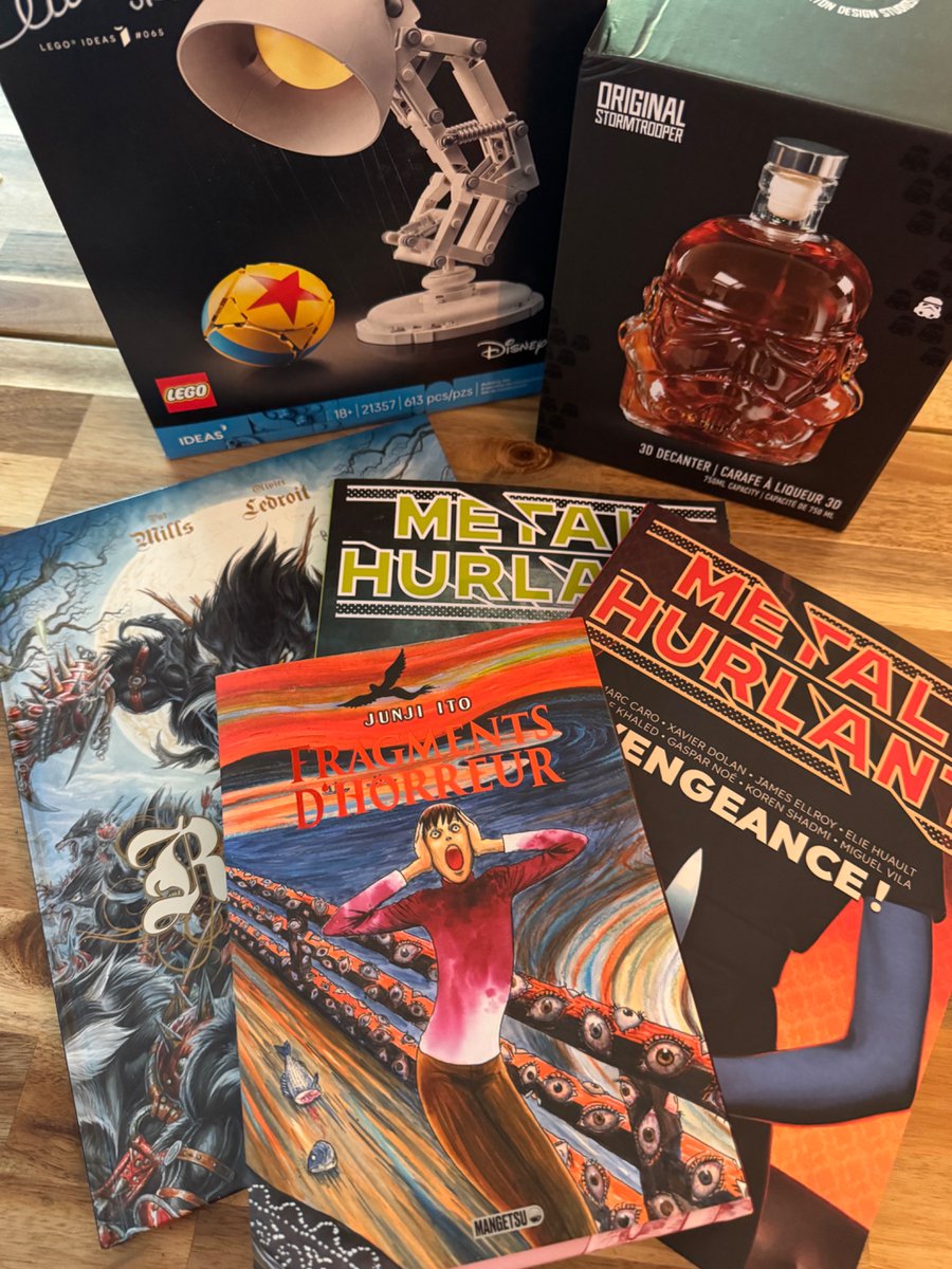 La pilule de la vieillesse passe mieux avec des lego du rhum et de la bonne lecture ! 😂😭🙏🏼🫶🏼