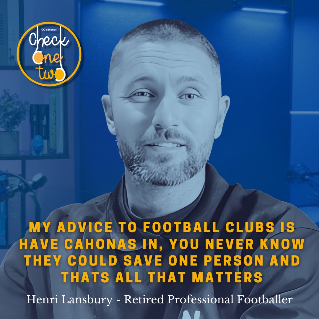 Check One Two - The lowdown on Testicular Cancer (@checkonetwopod) on Twitter photo my advice to football clubs is have <a href="/CahonasScotland/">Cahonas Scotland</a> in, you never know you could save one person and thats all that matters - Henri Lansbury <a href="/thelawnlad/">The lawn lad</a> talks testicular cancer awareness and education sessions and the importance of eduction for young footballers. my advice to football clubs is have <a href="/CahonasScotland/">Cahonas Scotland</a> in, you never know you could save one person and thats all that matters - Henri Lansbury <a href="/thelawnlad/">The lawn lad</a> talks testicular cancer awareness and education sessions and the importance of eduction for young footballers.