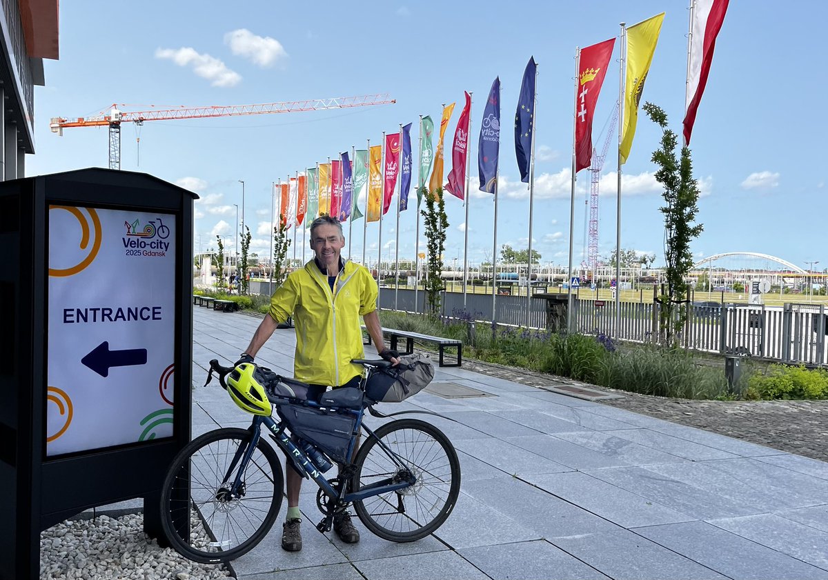 Mission accomplished after close to 900 km from Denmark. From Rostock to Gdansk, I strictly followed #EuroVelo 10/13. #vc25 #velocitiziens