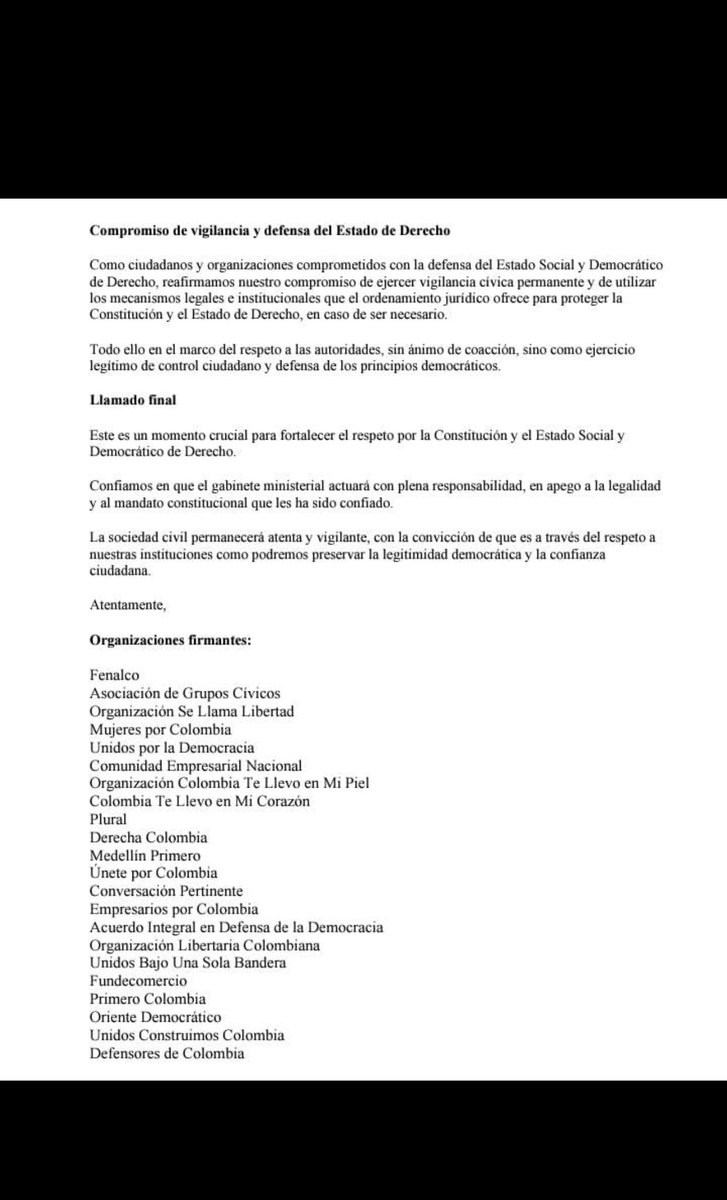 ‼️ A los Ministros, antes que seguir las órdenes de su jefe, les corresponde CUMPLIR LA LEY.
Si llega a incumplirla no tendrán la excusa de que fue una orden del presidente 
Un grupo de abogados ha preparado esta comunicación dirigida a ellos para que entiendan el alcance de la