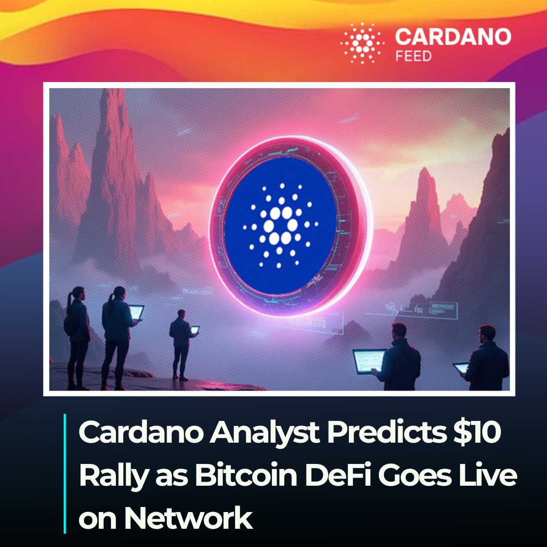 カルダノのアナリストは、ビットコインDeFiがネットワーク上で稼働開始すると10ドルの上昇を予測🧐  私の予想と同じ＄10💰1500円到達ですね🐲🚀🔥 ＃cardano ＃ADA ＃BTC ＃ビットコイン
