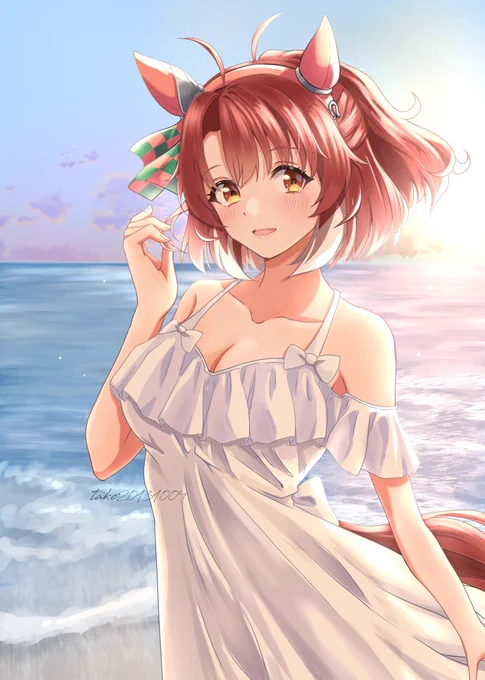 白ワンピはいいぞ…