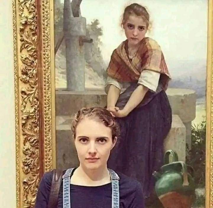 Imagine walking through a museum and finding a 100 year old painting of yourself from another life...✨