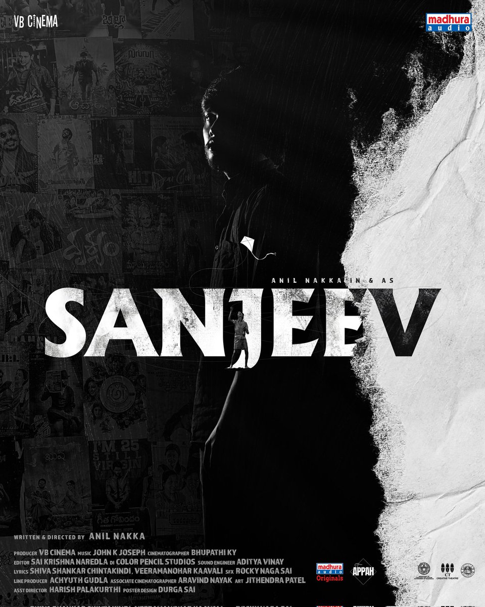 Madhura Audio (@madhuraaudio) on Twitter photo First Look of #SANJEEV is out!
A story born from passion 🔥
Written & Directed by <a href="/nakkaanil8/">Anil Nakka</a>
Unveiled by <a href="/madhurasreedhar/">Madhura Sreedhar Reddy</a> Garu & <a href="/sanjeevflicks/">Sanjeev Reddy</a> Garu
Ft. <a href="/Hpalakurthi96/">Hareesh Palakurthi</a> <a href="/bhupathi_ky/">KY bhupathi reddy</a> <a href="/johnkandula/">John K Joseph</a> <a href="/NaredlaKrishna/">Sai Krishna Naredla</a>
#SanjeevTheFilm #MadhuraAudio #VBcinema #IndieFilm #AnilNakka First Look of #SANJEEV is out!
A story born from passion 🔥
Written & Directed by <a href="/nakkaanil8/">Anil Nakka</a>
Unveiled by <a href="/madhurasreedhar/">Madhura Sreedhar Reddy</a> Garu & <a href="/sanjeevflicks/">Sanjeev Reddy</a> Garu
Ft. <a href="/Hpalakurthi96/">Hareesh Palakurthi</a> <a href="/bhupathi_ky/">KY bhupathi reddy</a> <a href="/johnkandula/">John K Joseph</a> <a href="/NaredlaKrishna/">Sai Krishna Naredla</a>
#SanjeevTheFilm #MadhuraAudio #VBcinema #IndieFilm #AnilNakka