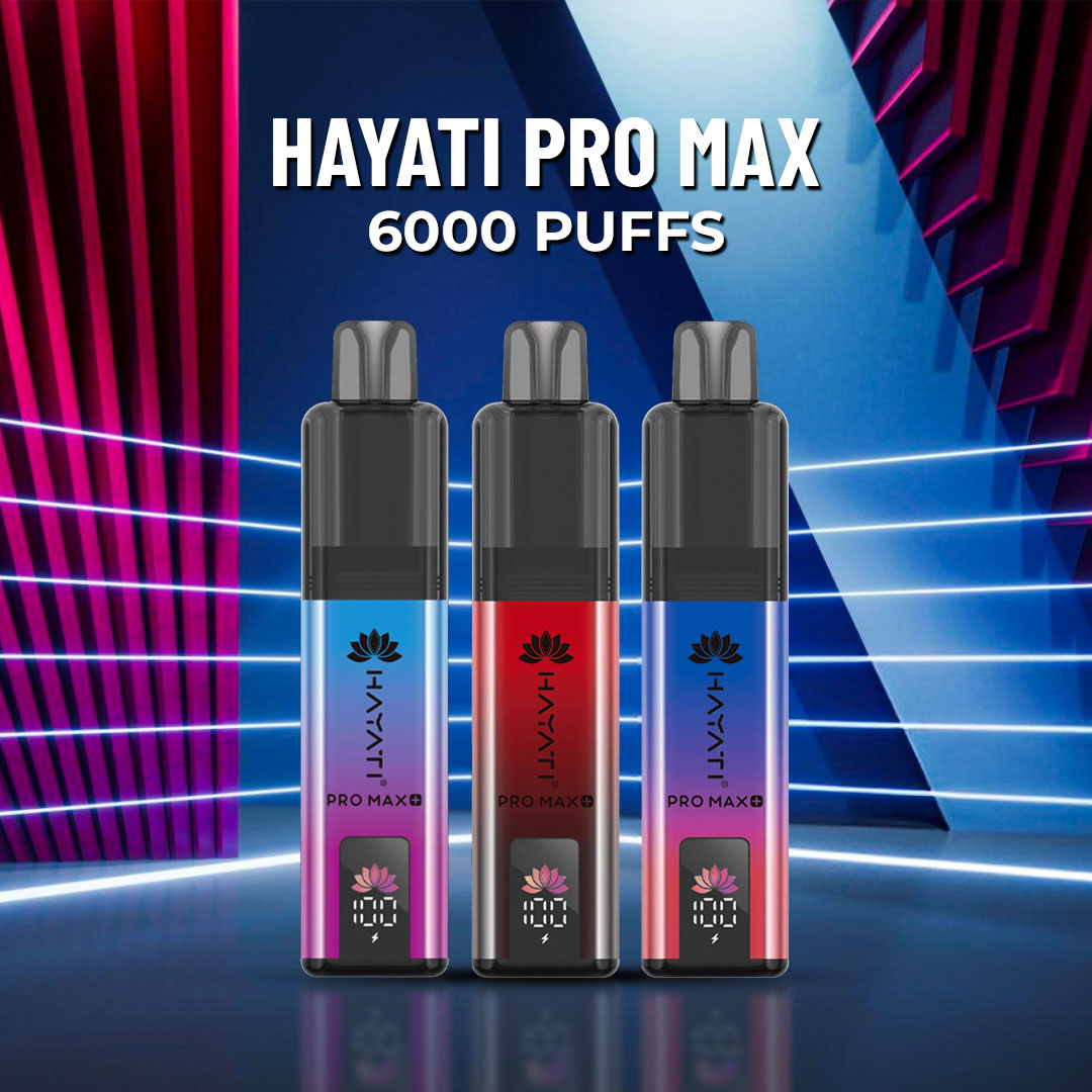 The Hayati Pro Max+ 6000 Puffs from Vapour Vape offers a high-quality vaping experience with a generous puff count and satisfying flavours.

tinyurl.com/5fpry246

#HayatiProMax #6000Puffs #StarterKit #Flavour #NicSalt #PodKit