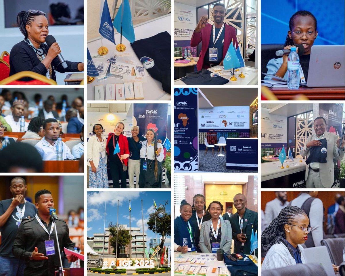 PAYAIG at the 14th Annual Africa Internet Governance Forum - "Empowering Africa’s Digital Future"
Proudly showcasing youth voices and innovation at #AfIGF2025 #PAYAIG #WSIS #IGF #AfricaIGF