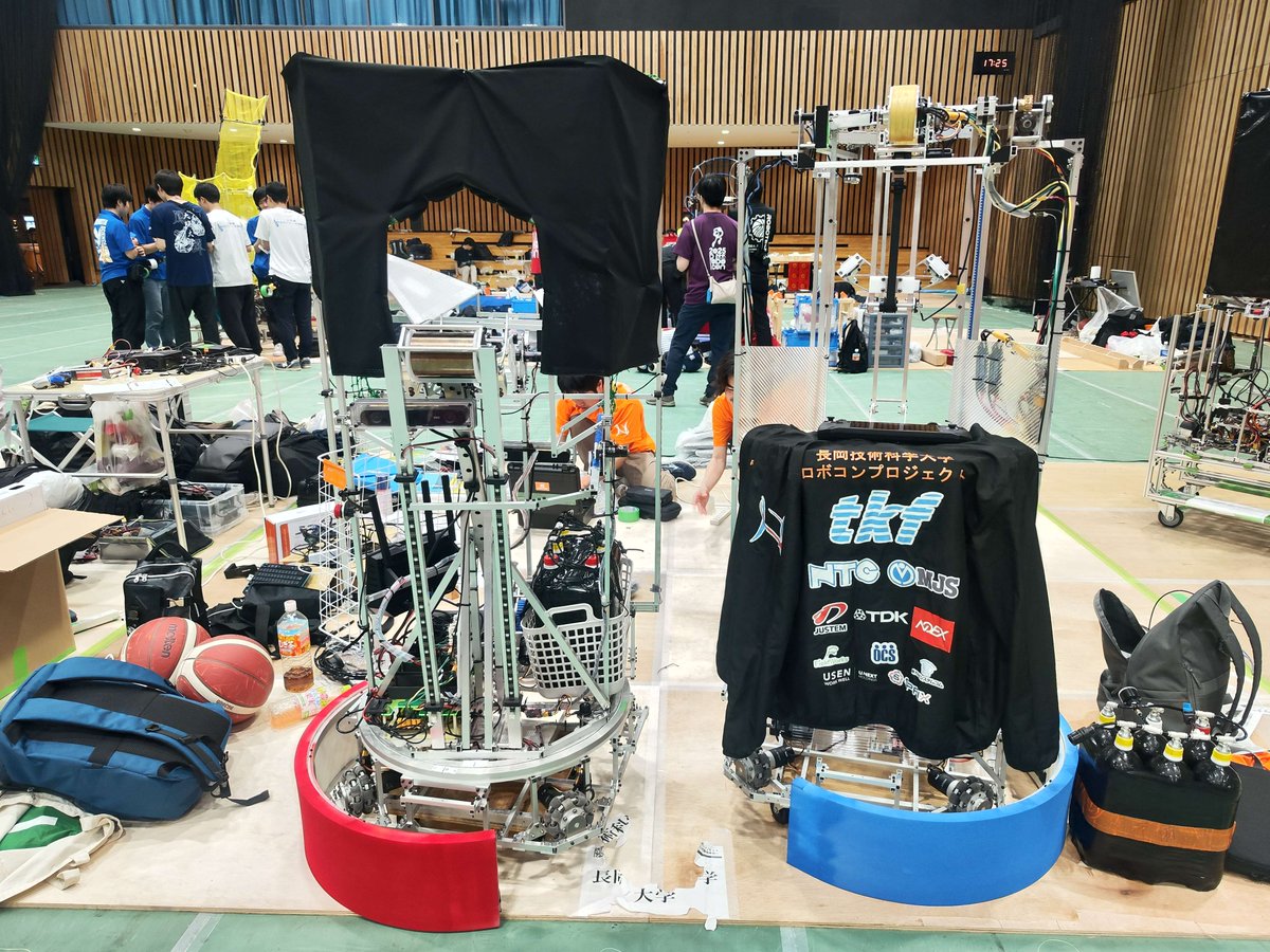 nut_robopro's tweet image. 【NHK学生ロボコン2025🏀】
長岡技術科学大学ロボコンプロジェクト
#RoboPro長岡 は,NHK学生ロボコン2025にて
ベスト4および技術賞を受賞することができました.
近年の活動の中でも好成績を残すことができたと思います.
応援していただいた皆様,誠にありがとうございました.
#学生ロボコン