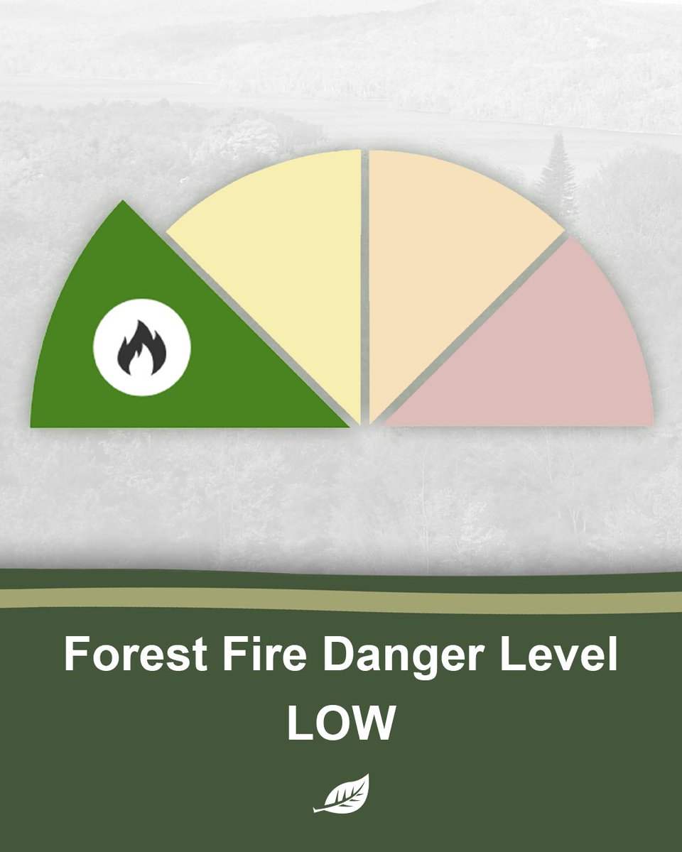 FIRE DANGER RATING: LOW
The local Fire Rating has been updated to LOW status.

Reminder that burning can only be conducted after 6 pm or before 10 am.
elliotlake.ca/en/fire-servic…