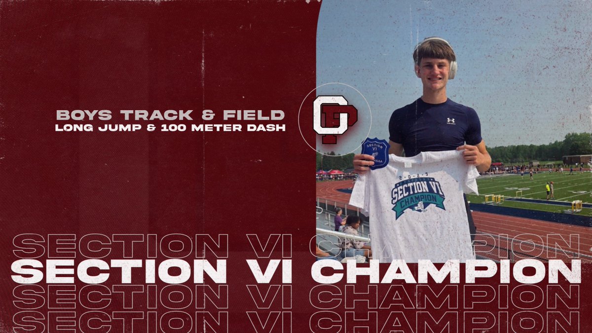Section VI Track &amp; Field Champions ‼️Congratulations to all👏👏