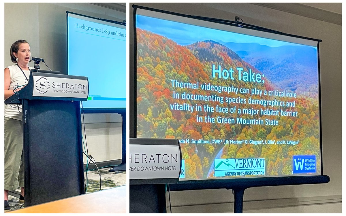 In May, Melinda presented at the ICOET Conference on using thermal videography to document wildlife demographics and vitality. She shared insights into the successful ways we’re incorporating wildlife considerations into our design plans for a large wildlife underpass project.
