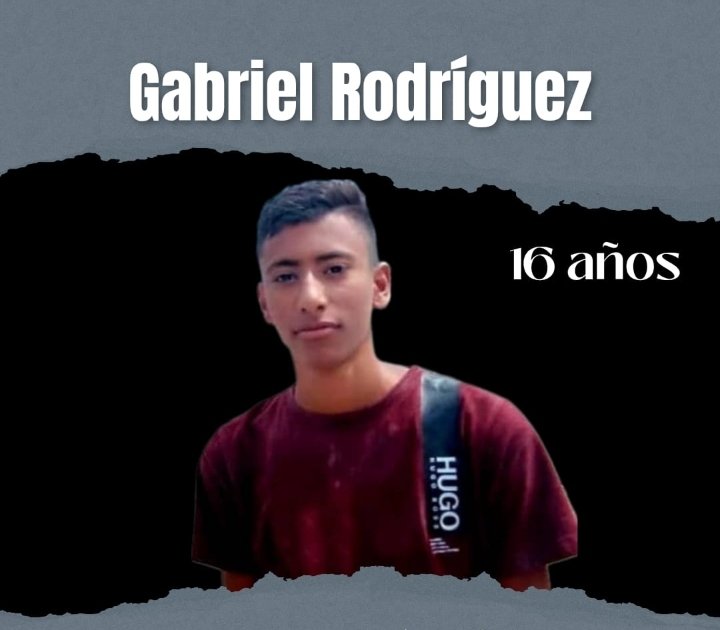 AlexisFRamosP's tweet image. #09Jun Ya son 5 meses privado de libertad el adolescente Gabriel Rodríguez. El pasado #09ene fue detenido en el municipio Palavecino, Edo Lara, hoy está siendo juzgado por el delito de terrorismo. Alzamos la voz por el respeto a sus derechos y pedimos su Libertad!!