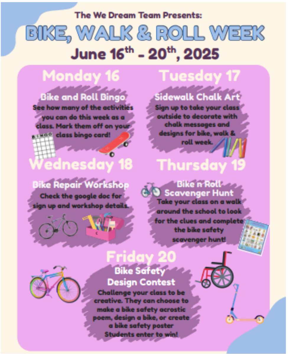 Mrs. Isaac (She/Her) (@mrs_a_isaac) on Twitter photo The #WeDreamTeam invites <a href="/StAlfred_dpcdsb/">St. Alfred School</a> students,staff & families to participate in our Bike, Roll, & walk to school week! Letās get active, take care of our mental & physical health along with the environment. #CatholicTeachers <a href="/citymississauga/">City of Mississauga</a> š² āæļø š“ š¹ š The #WeDreamTeam invites <a href="/StAlfred_dpcdsb/">St. Alfred School</a> students,staff & families to participate in our Bike, Roll, & walk to school week! Letās get active, take care of our mental & physical health along with the environment. #CatholicTeachers <a href="/citymississauga/">City of Mississauga</a> š² āæļø š“ š¹ š