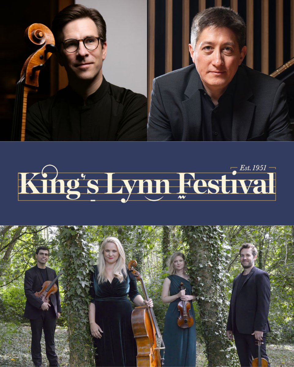 Ikon Arts Management (@ikonartsmgmt) on Twitter photo The Kings Lynn Festival this year runs from 13-26 July. <a href="/cellojohnston/">Guy Johnston</a>, <a href="/Freddy_Kempf/">Freddy Kempf</a> & the <a href="/PiattiQuartet/">Piatti Quartet</a> will all perform concerts in <a href="/KingsLynnMinstr/">King's Lynn Minster</a> at the festival:
15/7 - Guy Johnston with Tom Poster (piano)
22/7 - Freddy Kempf
24/7 - Piatti Quartet
kingslynnfestival.org.uk The Kings Lynn Festival this year runs from 13-26 July. <a href="/cellojohnston/">Guy Johnston</a>, <a href="/Freddy_Kempf/">Freddy Kempf</a> & the <a href="/PiattiQuartet/">Piatti Quartet</a> will all perform concerts in <a href="/KingsLynnMinstr/">King's Lynn Minster</a> at the festival:
15/7 - Guy Johnston with Tom Poster (piano)
22/7 - Freddy Kempf
24/7 - Piatti Quartet
kingslynnfestival.org.uk