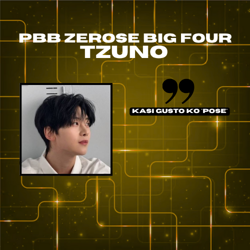 LET US WELCOME OUR BIG FOUR       

We asked our housemates sa forms kung bakit sila sumali at eto ang sinabi nila nung nag fifill up sila!

Please welcome TZUNO!     

#PBBZEROSEFinale