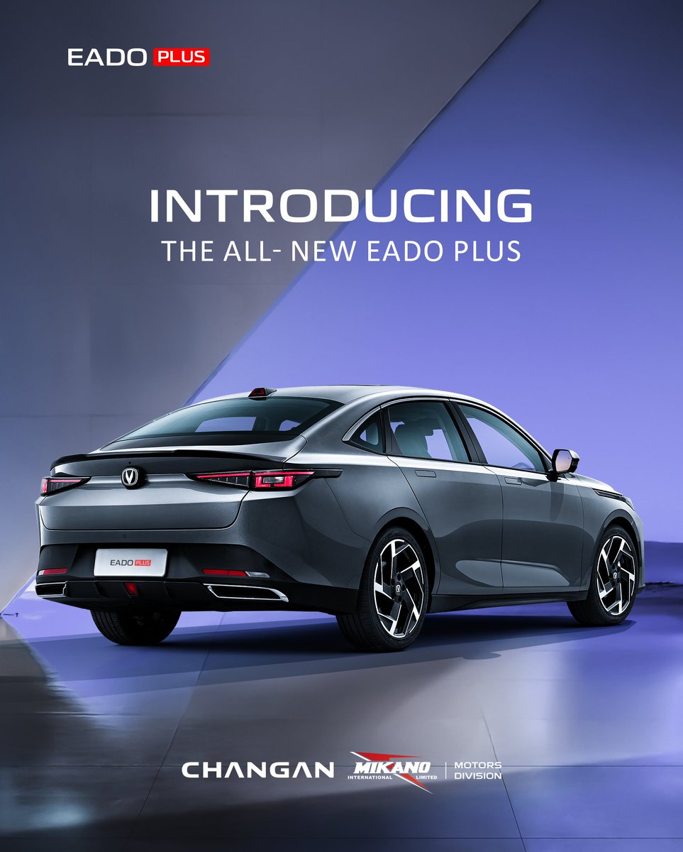 Mikano_Motors's tweet photo. Say hello (again) to the new CHANGAN Eado Plus, with its new sleek design and smart features.
#MikanoMotors #MikanoXChangan #EadoPlus #CHANGAN # https://t.co/wyD14XpSnB