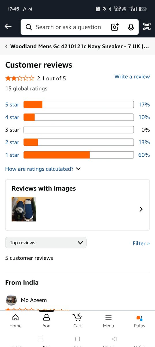 jitendra_m48133's tweet image. These are reviews from other customers as well, for the product you are selling on your website. I'm not the only one this retailer has deceived with the help of Amazon."
#Fraud_Amazon
@consumercourtin
@aajtak
@JaagoGrahak @amazonIN @newslaundry @TheLallantop @news24tvchannel