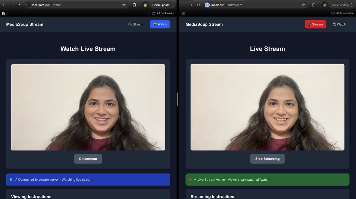 asyncunnati's tweet image. Hi @mehulmpt ,

I tried building your @fermionapp assignment using mediasoup and it was really fun.