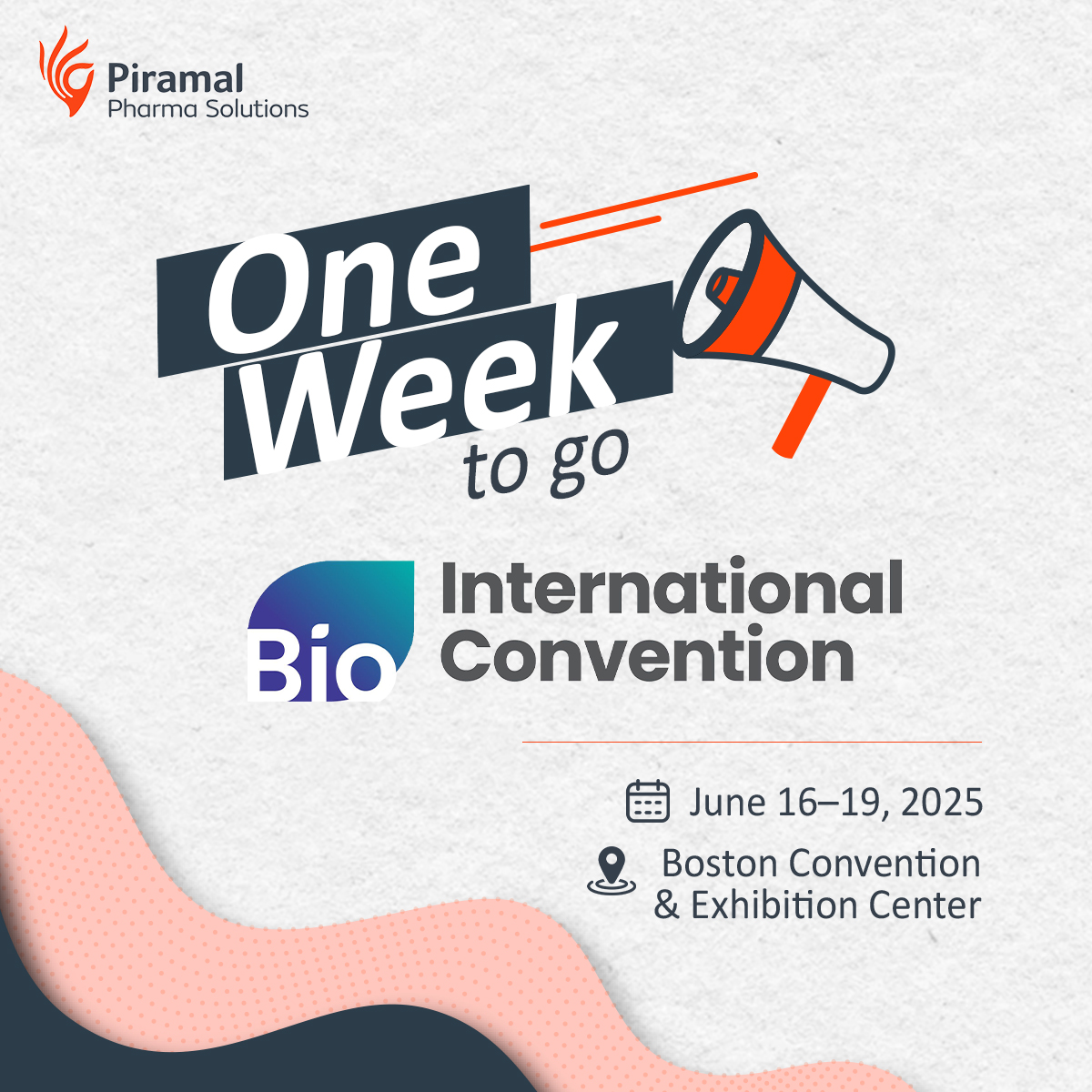 Excited to join #BIO2025 in Boston! 🎉

From early development to commercial manufacturing, our integrated CDMO services drive your drug journey with speed, science &amp; quality.

📅 June 16–19, 2025

Let’s shape the future of healthcare together. 💡